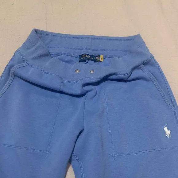 Ralph Lauren Kids Sky Blue unisex Sweatpants Size S - Picture 6 of 11